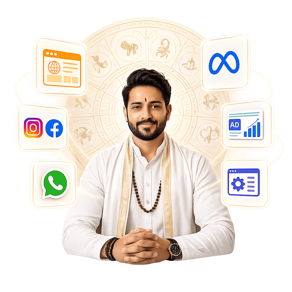 Astrology marketing agency in India for websites ads SEO and lead generation