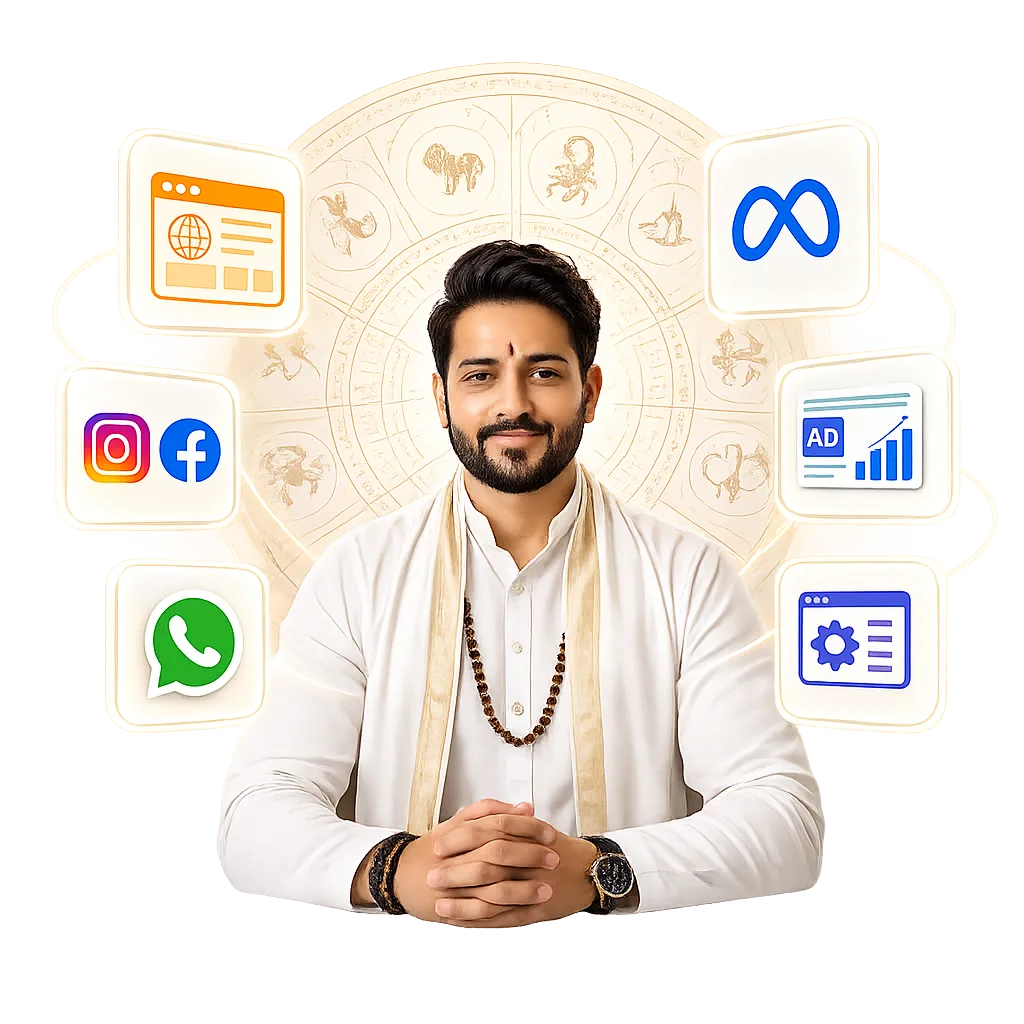 Astrology marketing agency in India for websites ads SEO and lead generation